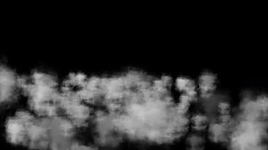 飘动的云白云飘透明通道视频的预览图